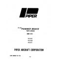 Piper Pawnee Brave Parts Catalog PA-36-285/300/375 Part # 761-470